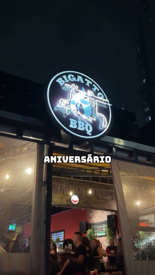 Comemoração de Aniversário 1 no Bigatto BBQ